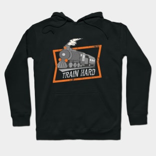 Steam Engine Locomotive Railroad Lover Hoodie